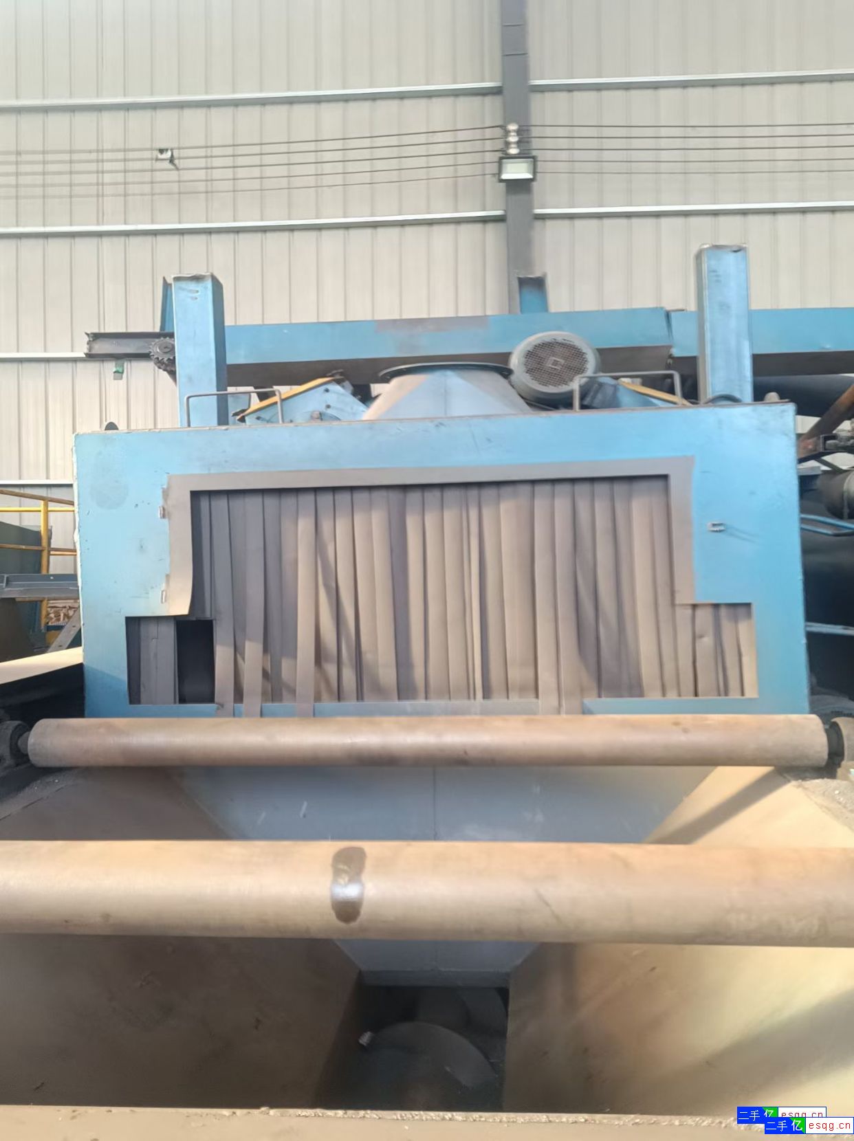 转让9成新通过式抛丸机一台-1