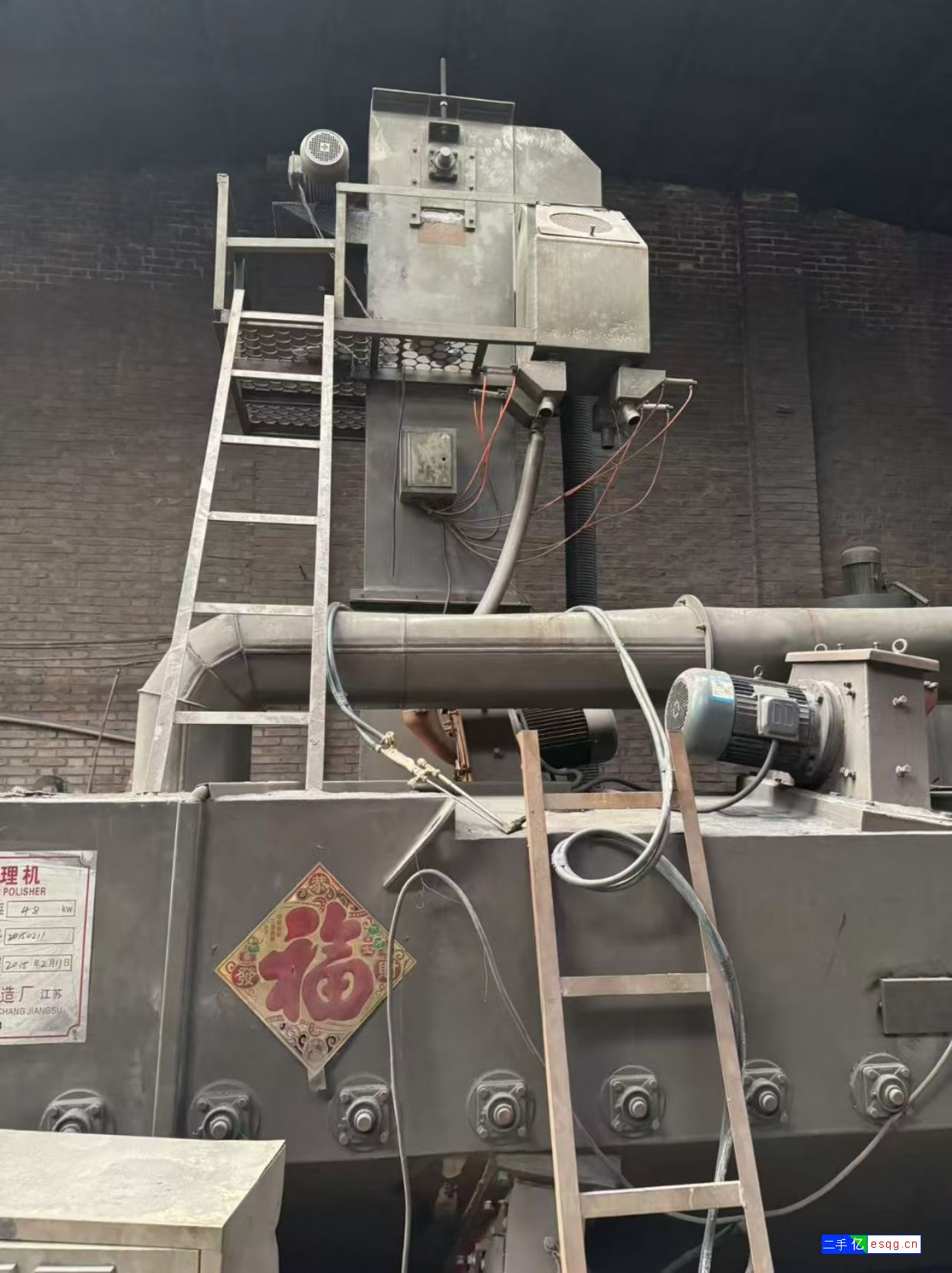 转让九成新通过式抛丸机一台宽1.4米高700-2