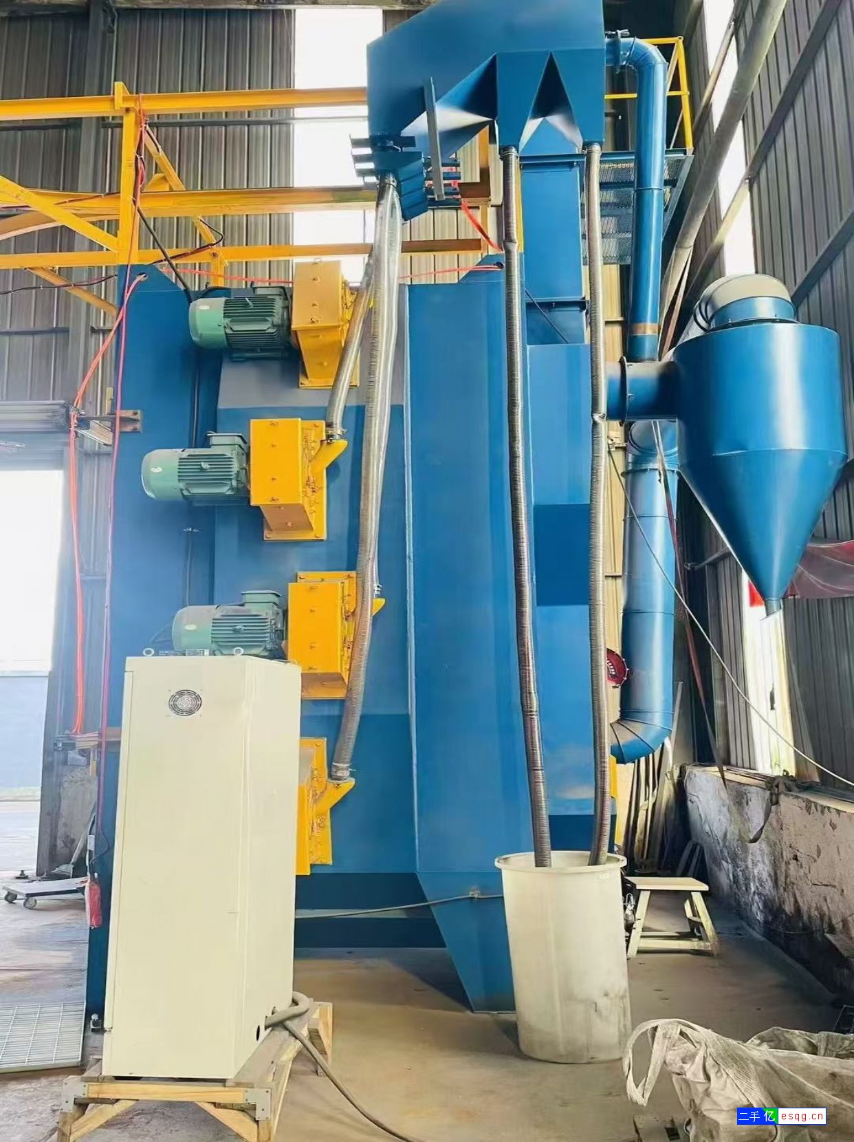 出售一台九九新吊勾抛丸机-2