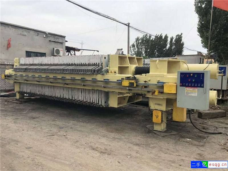 出售8台200平方京津隔膜压滤机 自动清洗翻板-1