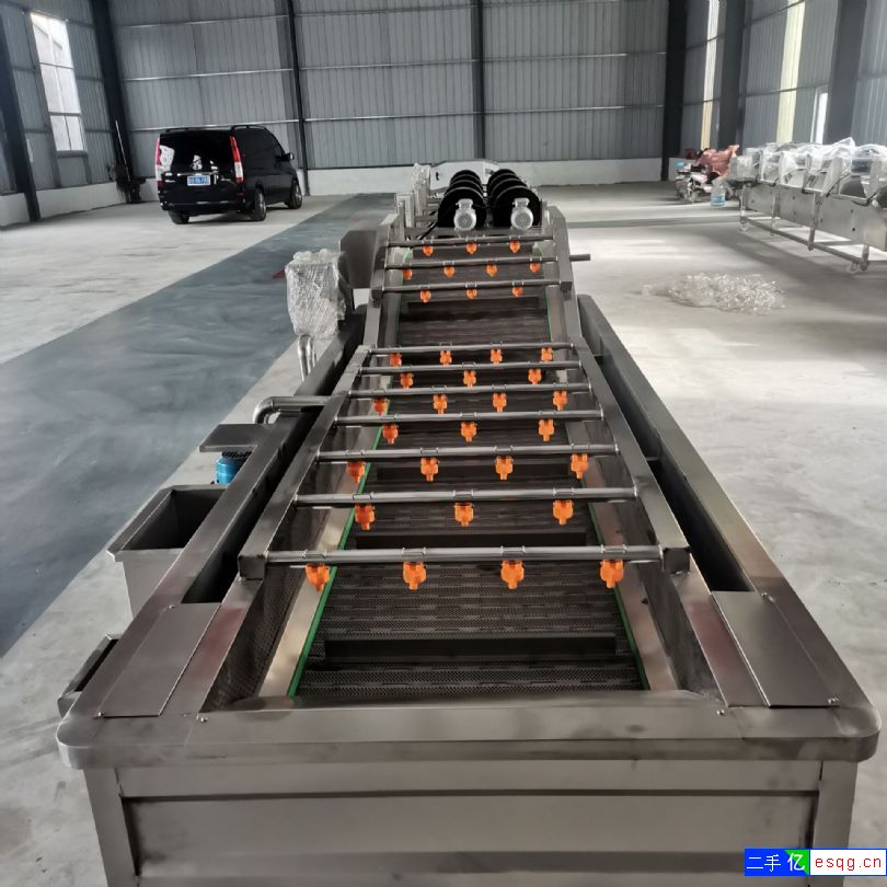 低价出售二手气泡清洗机 二手漂烫机 二手风干线-1