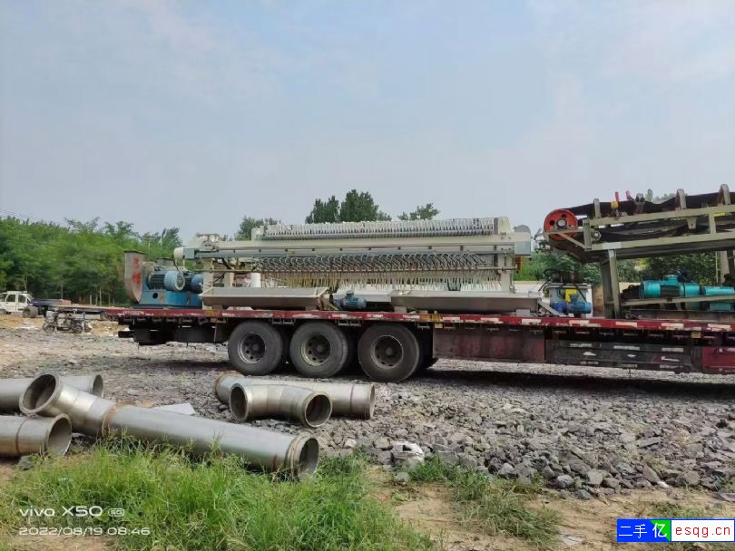 转让二手隔膜压滤机  二手120平方隔膜压滤机-2