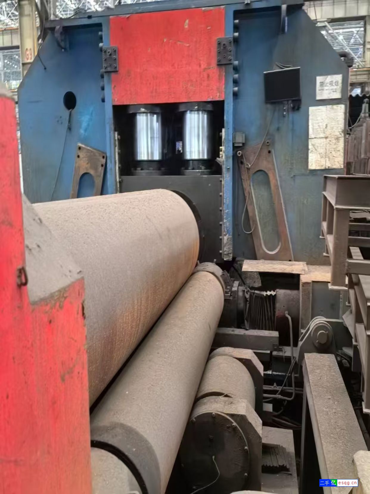 转让二手9成新卷板机-2