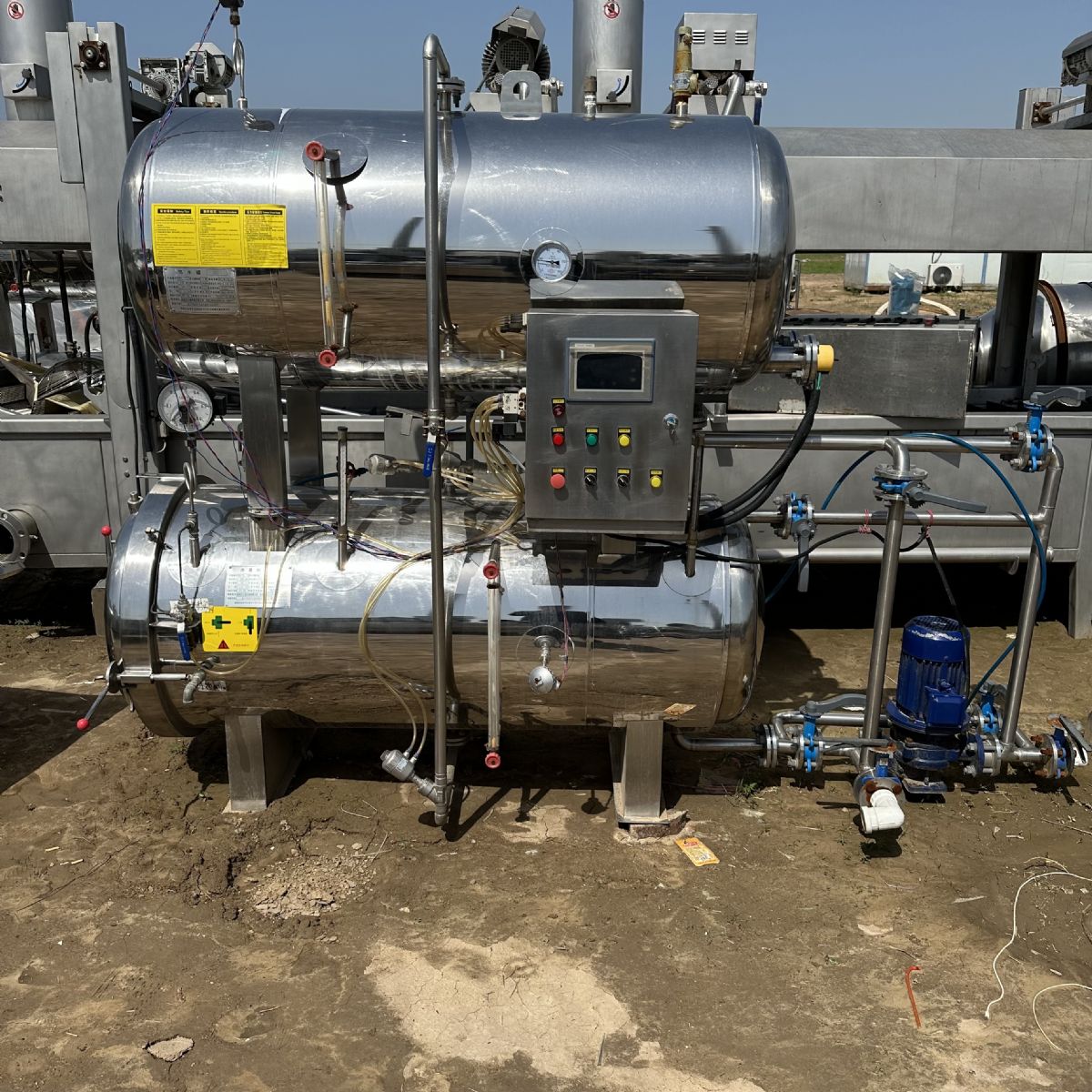 出售二手0.55立方电加热全自动杀菌锅 0.7立方-1