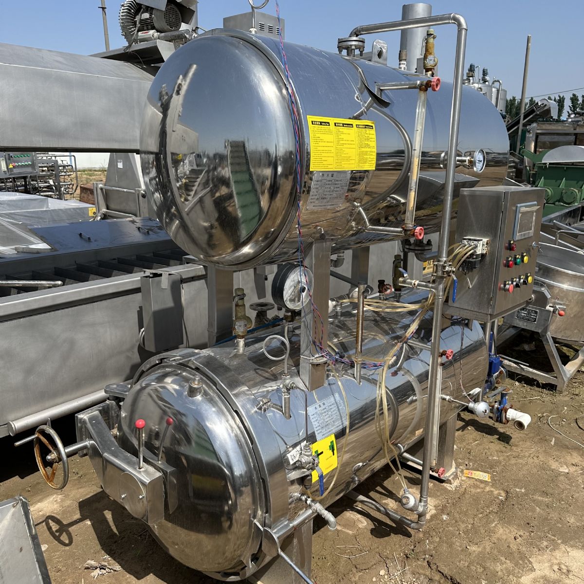 出售二手0.55立方电加热全自动杀菌锅 0.7立方-2