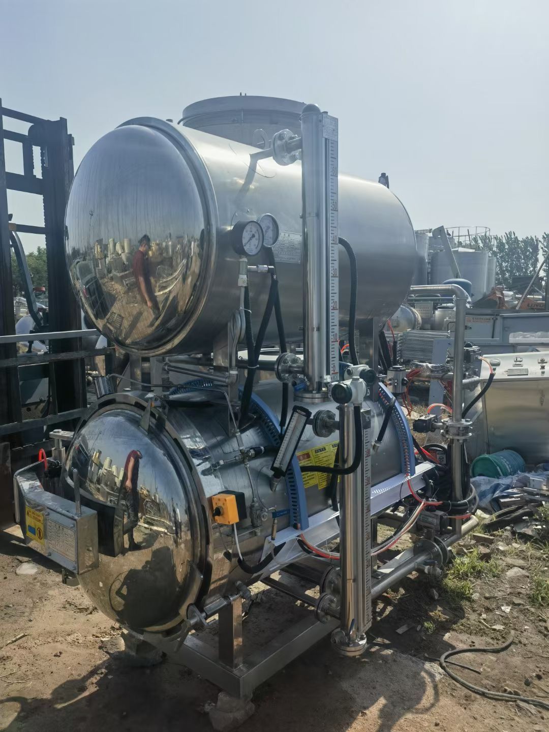 闲置出售二手0.55立方电加热全自动杀菌锅-1