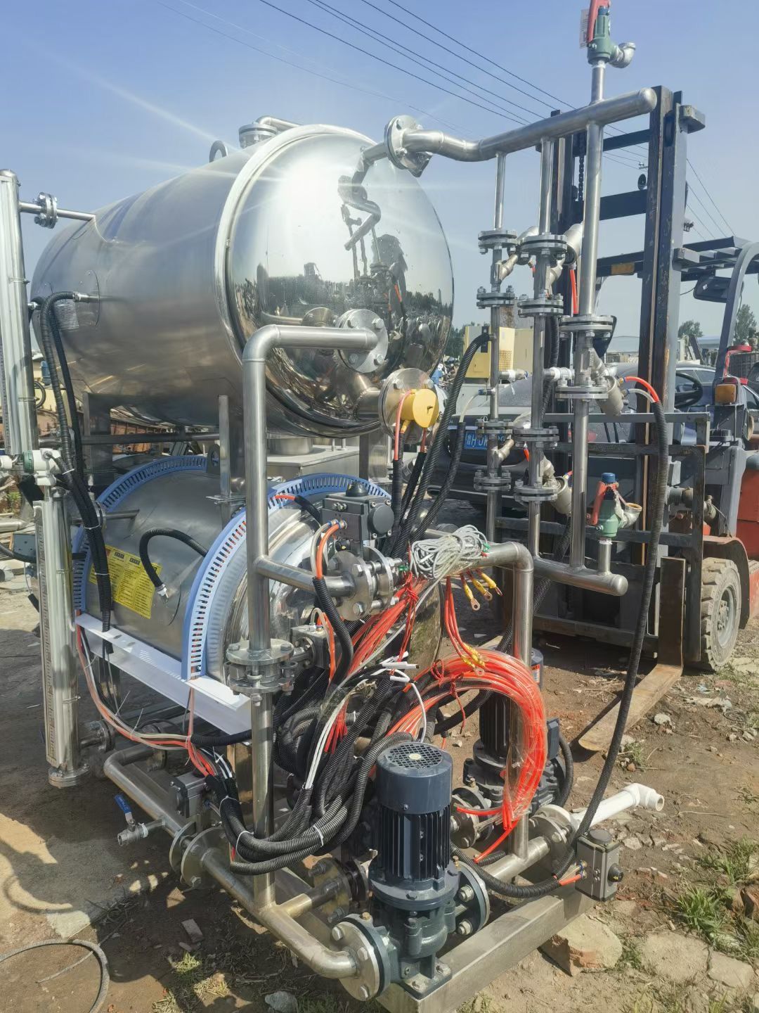 闲置出售二手0.55立方电加热全自动杀菌锅-2