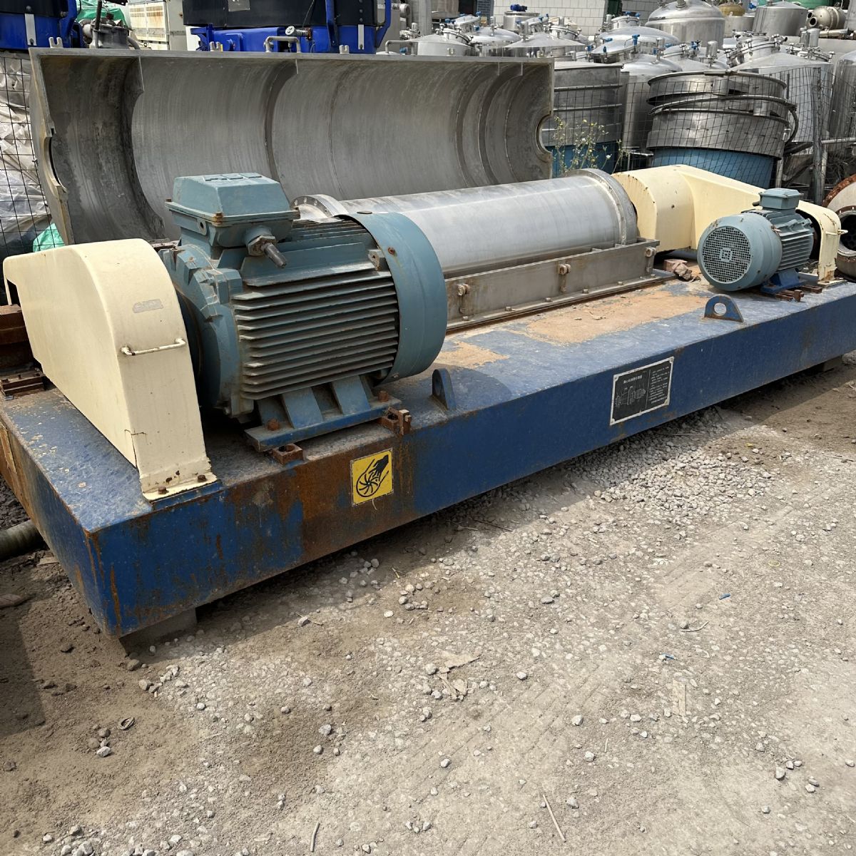 转让二手550卧螺离心机 二手三项分离450卧螺离-2