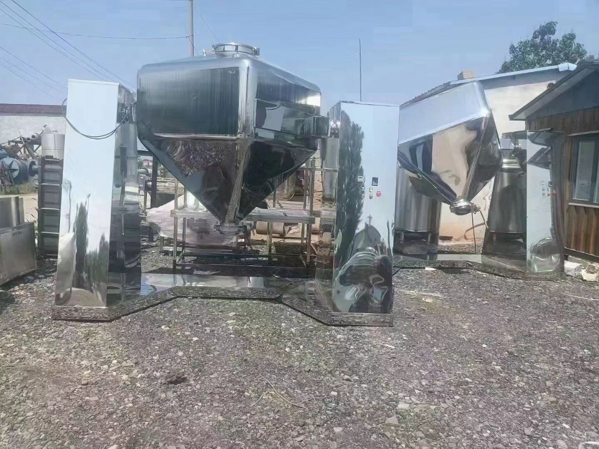 转让二手2000L方锥混合机  二手混合机处理-2