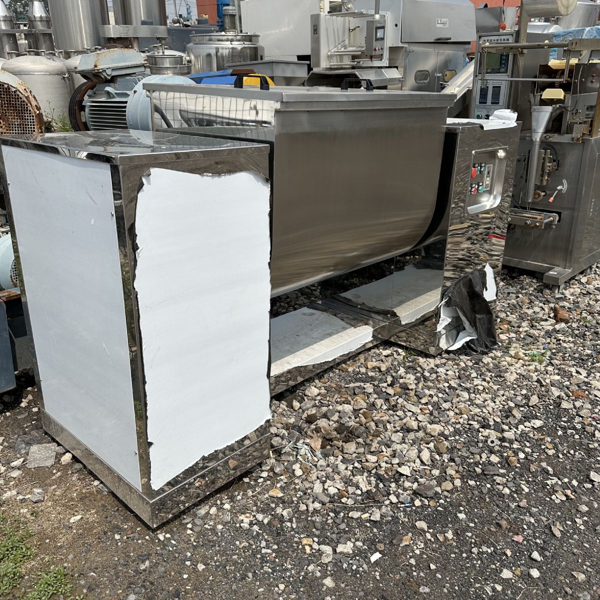 转让300L槽型混合机 二手混合机处理-1