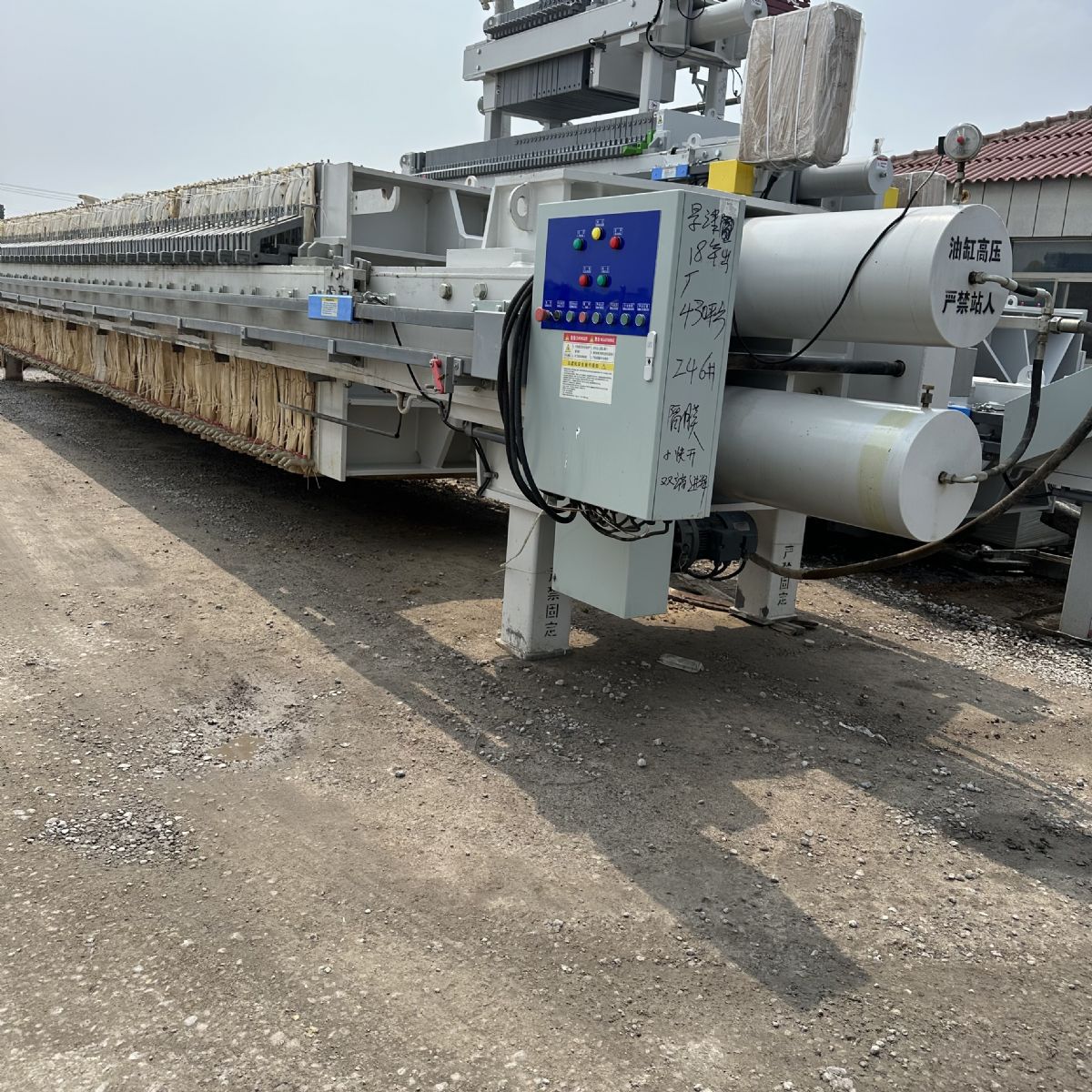 处理430平方京津隔膜压滤机 二手压滤机闲置转让-1