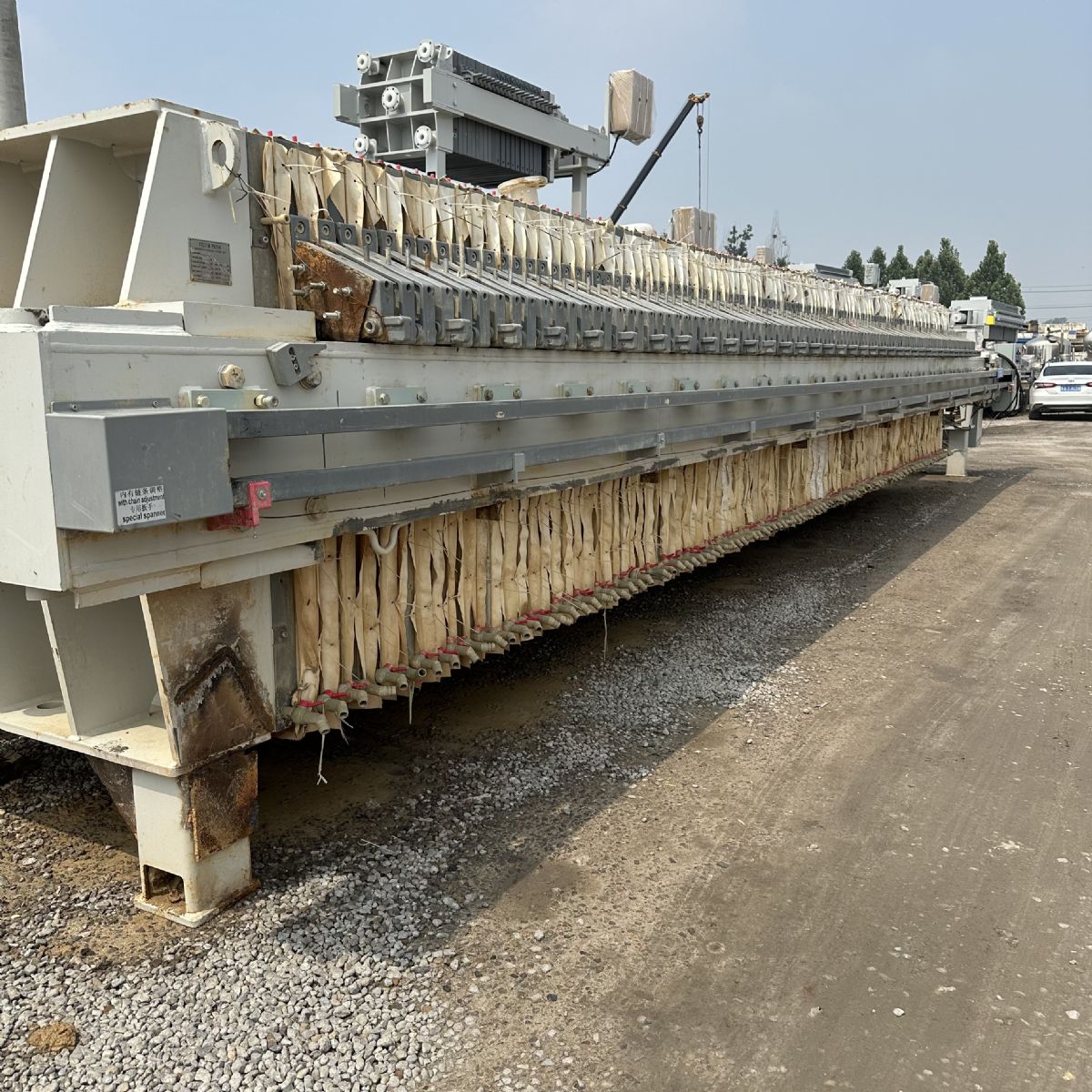 处理430平方京津隔膜压滤机 二手压滤机闲置转让-2