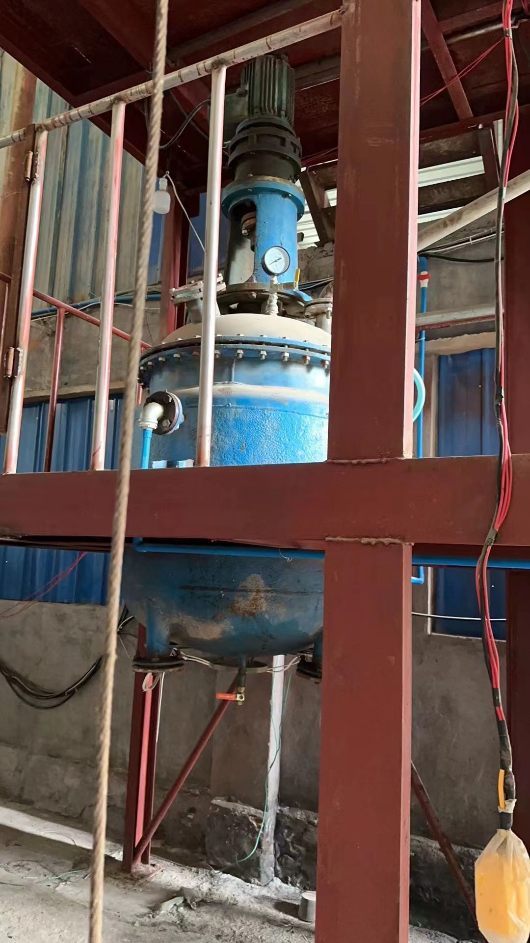 闲置转让500L不锈钢电加热反应釜 300L不锈钢-1