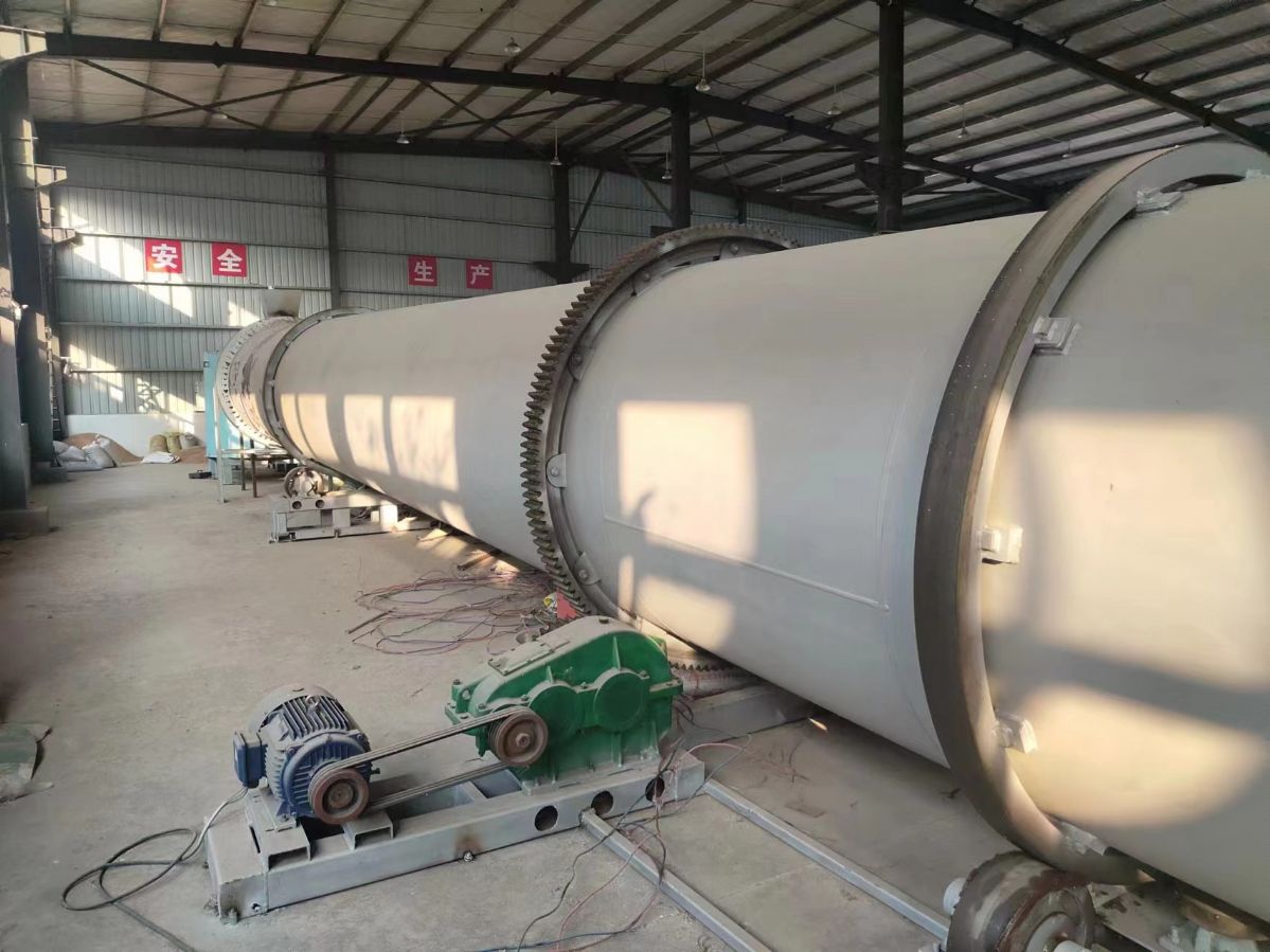 处理二手1.8✖️18米滚筒烘干机-1