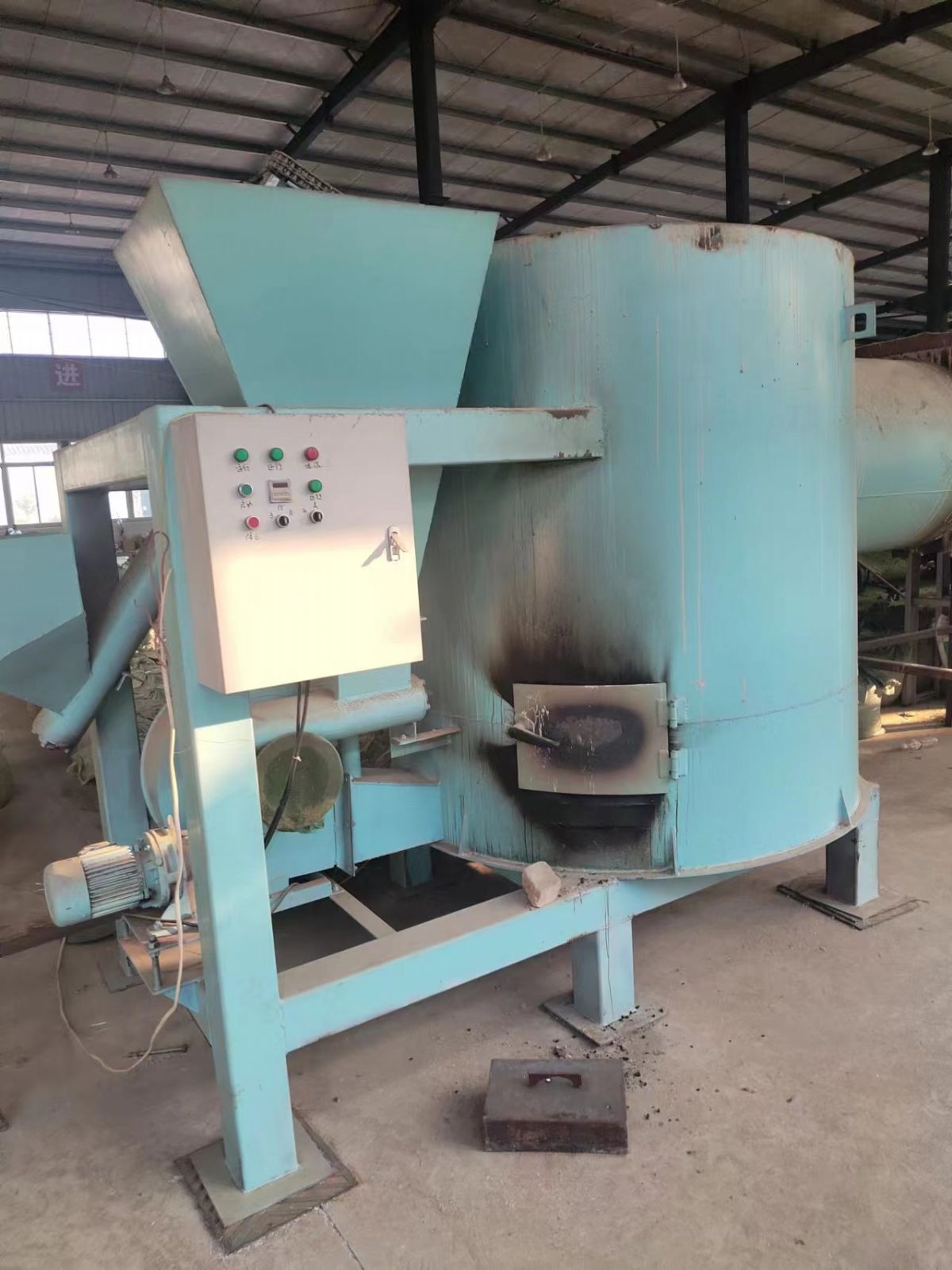 处理二手1.8✖️18米滚筒烘干机-2