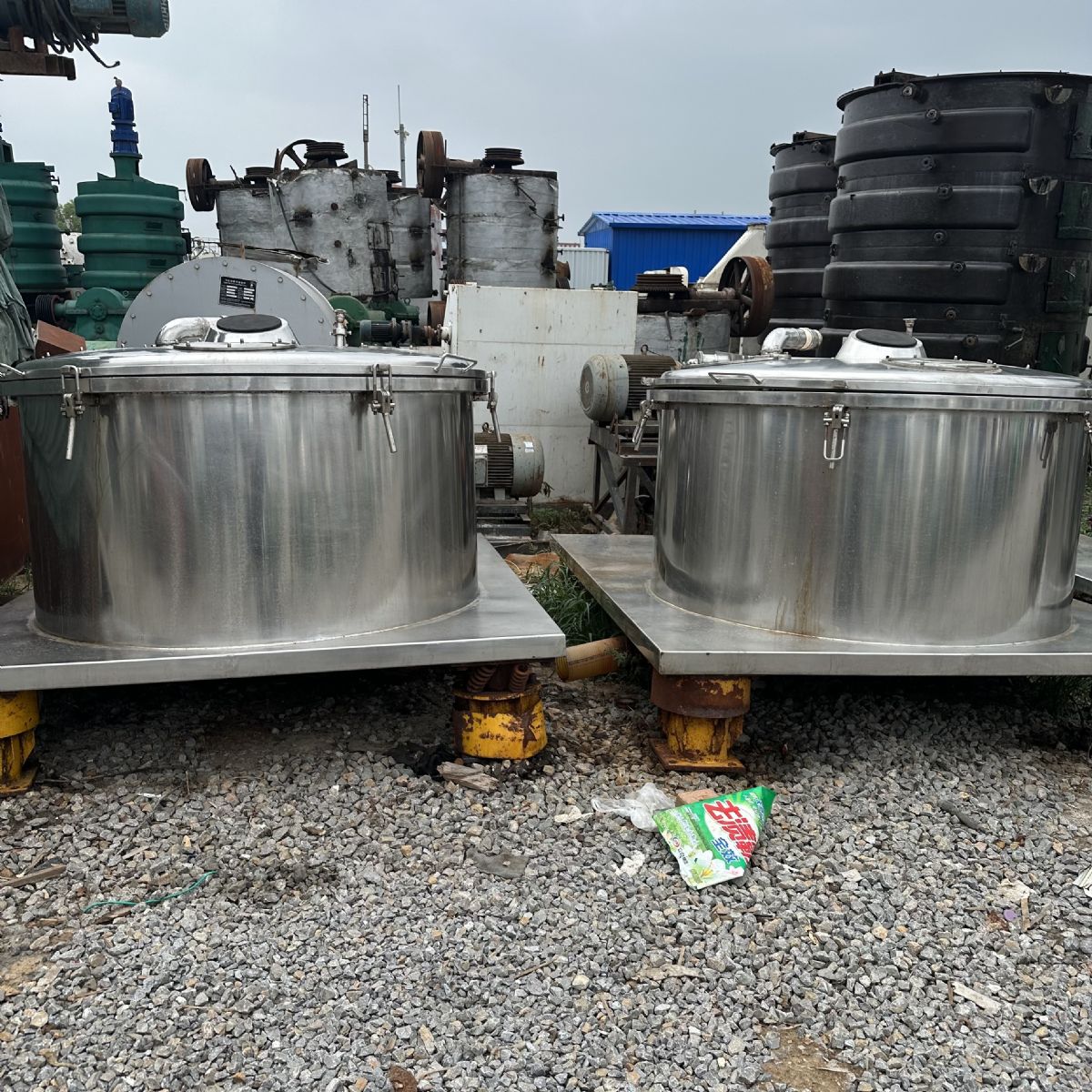 转让九成新1250型不锈钢吊带离心机 二手密闭离心-2