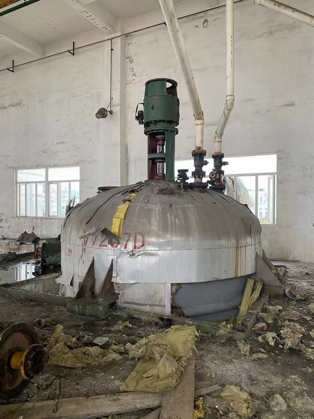 转让57立方钛材外盘管反应釜-1