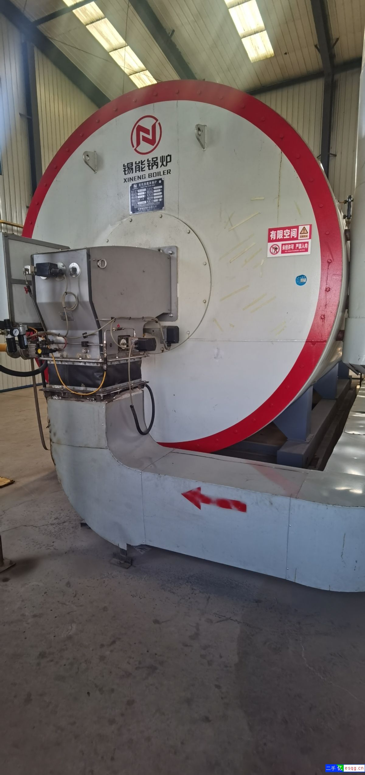 出售二手6吨10吨燃气锅炉-2