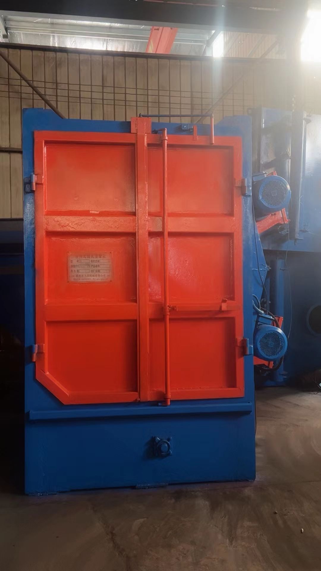 吊钩式抛丸机，宽一米五，高两米饭后，需要的联-2