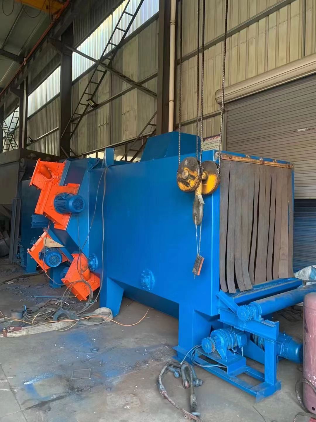 低价出售江苏产多用途抛丸机 1212-8个抛丸器,-2