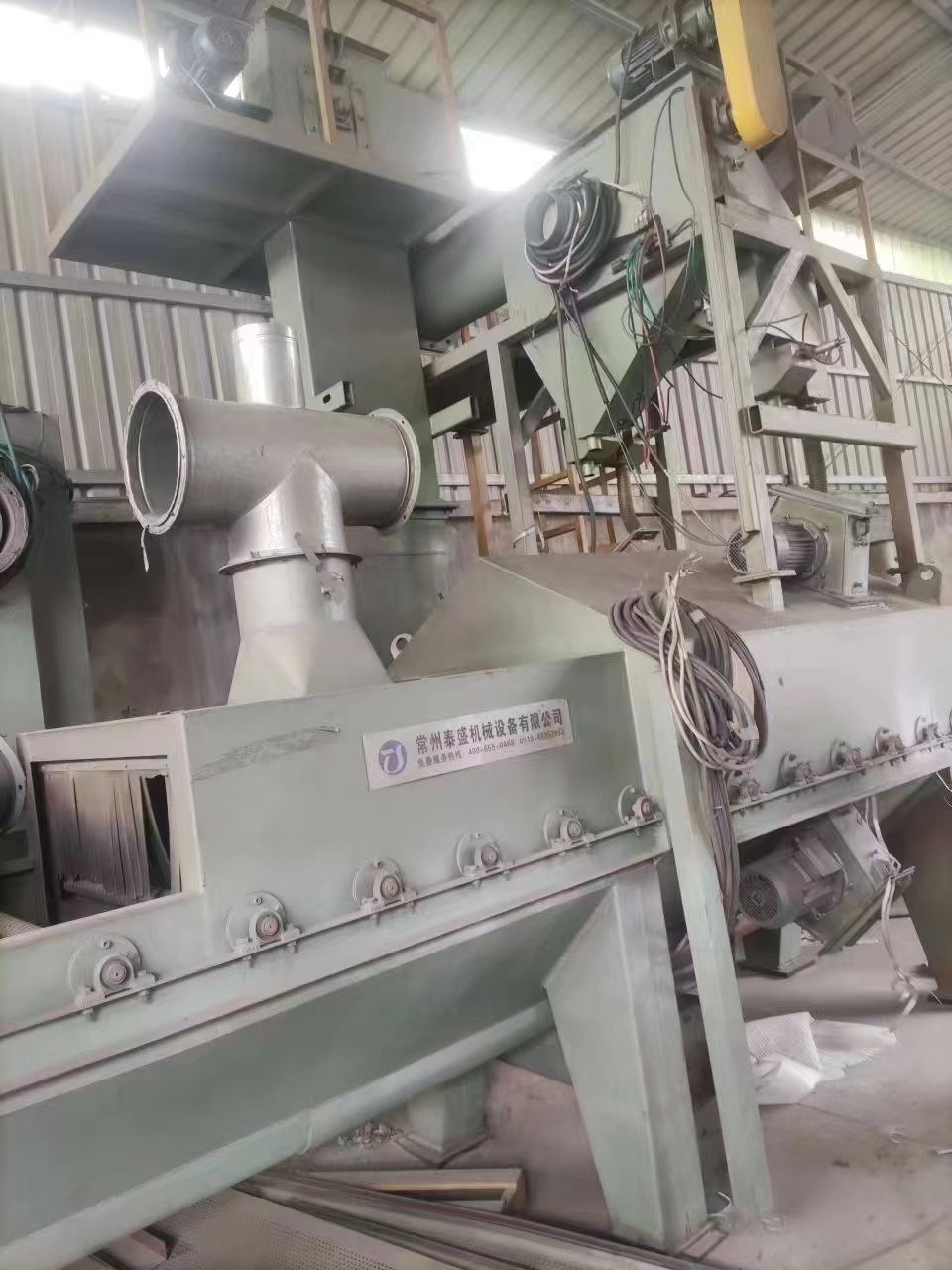 低价出售抛丸机宽一米二，高三百，可以抛不锈钢活-2