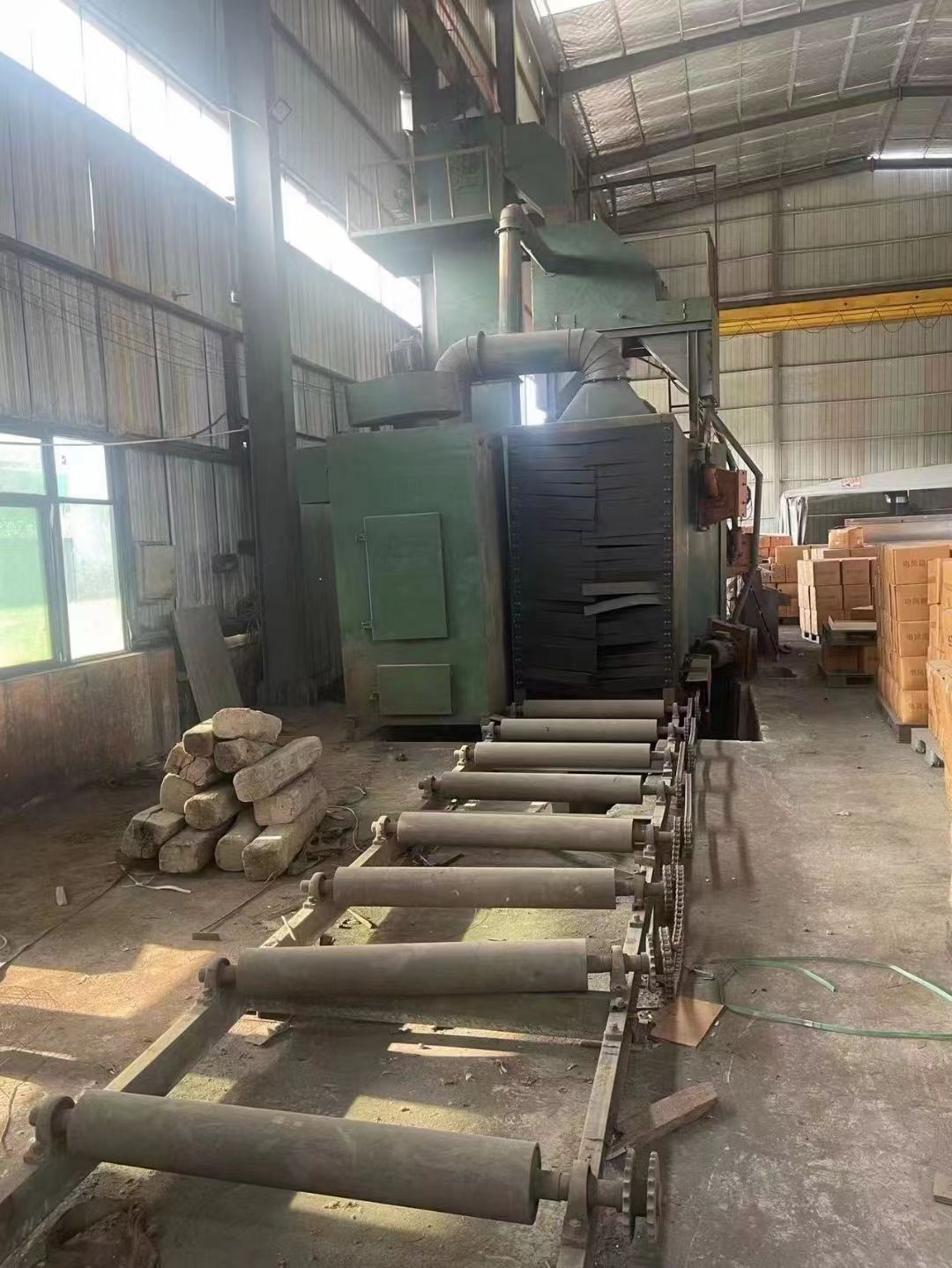 宽一米二，高两米二，钢结构专用通过式抛丸机低价出售-1