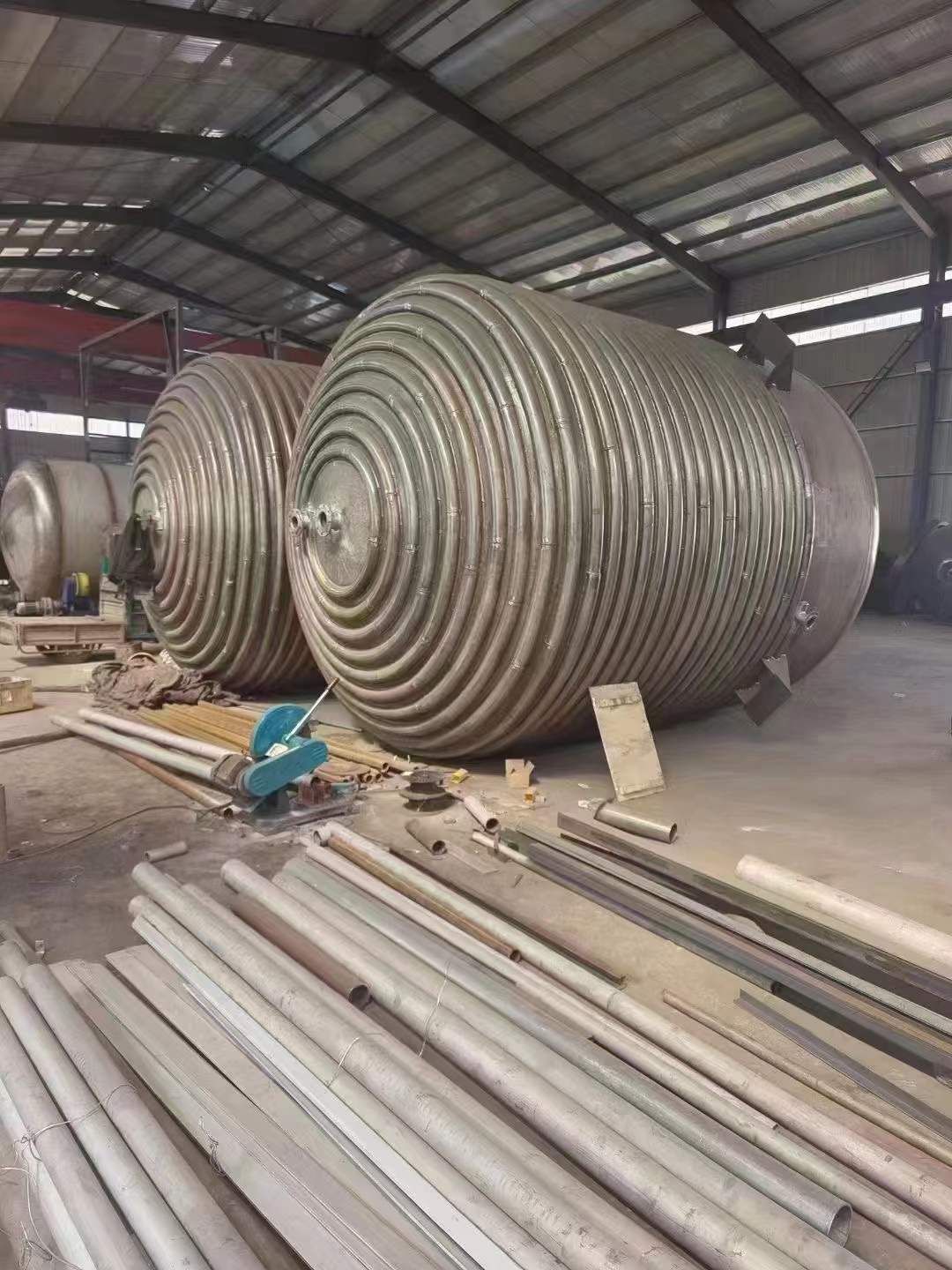 转让5-20立方不锈钢反应釜多台-2