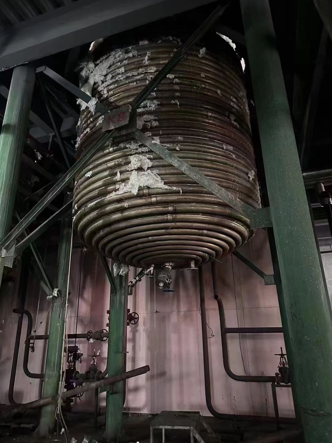 转让多台25方内外盘管不锈钢反应釜-2