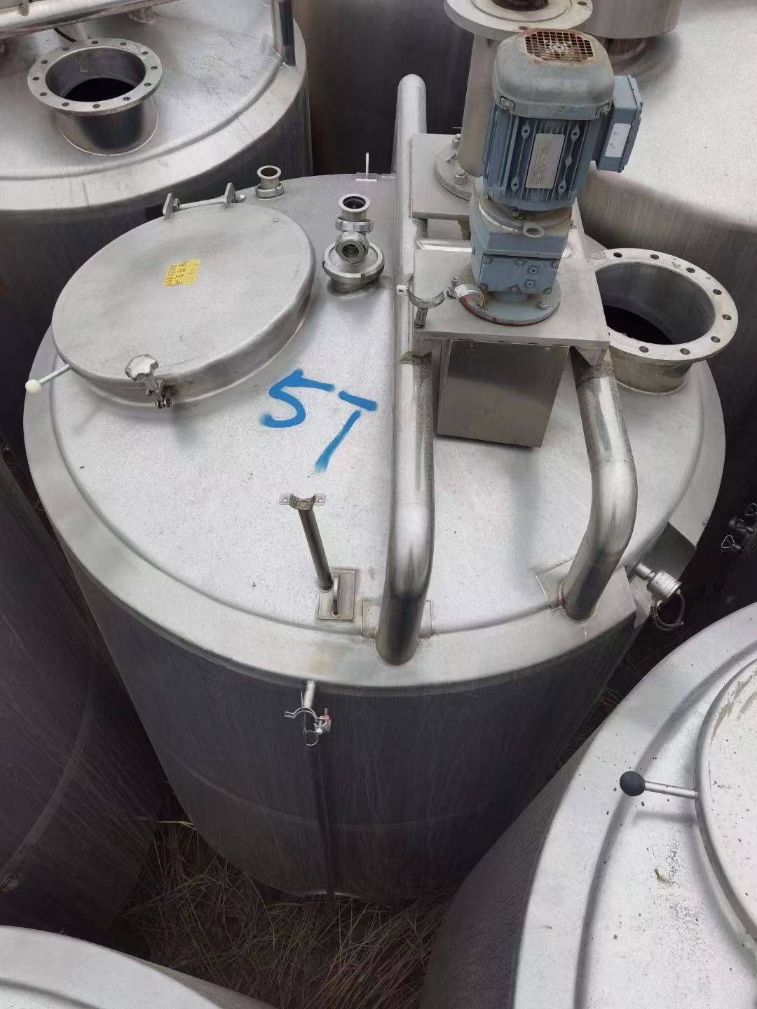 转让多台3立方，5立方不锈钢乳化罐-1