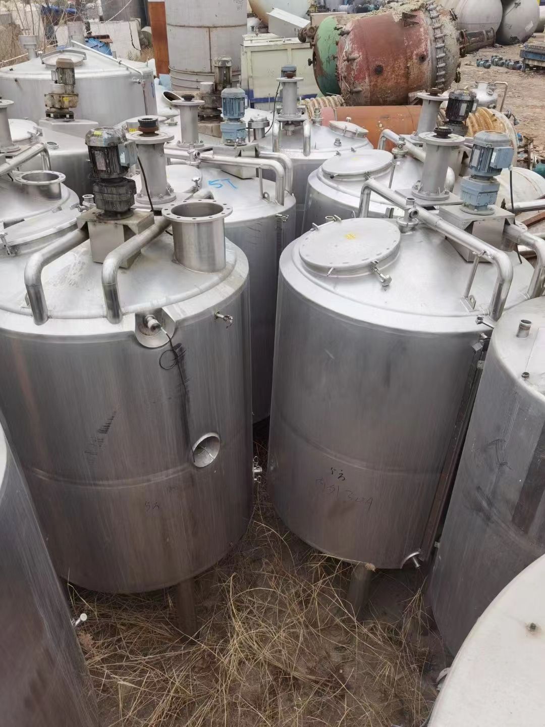 转让多台3立方，5立方不锈钢乳化罐-2
