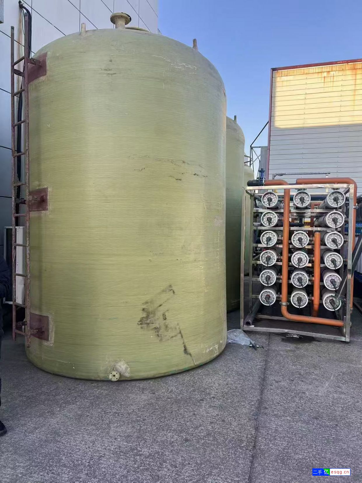 转让二手玻璃钢储罐-2