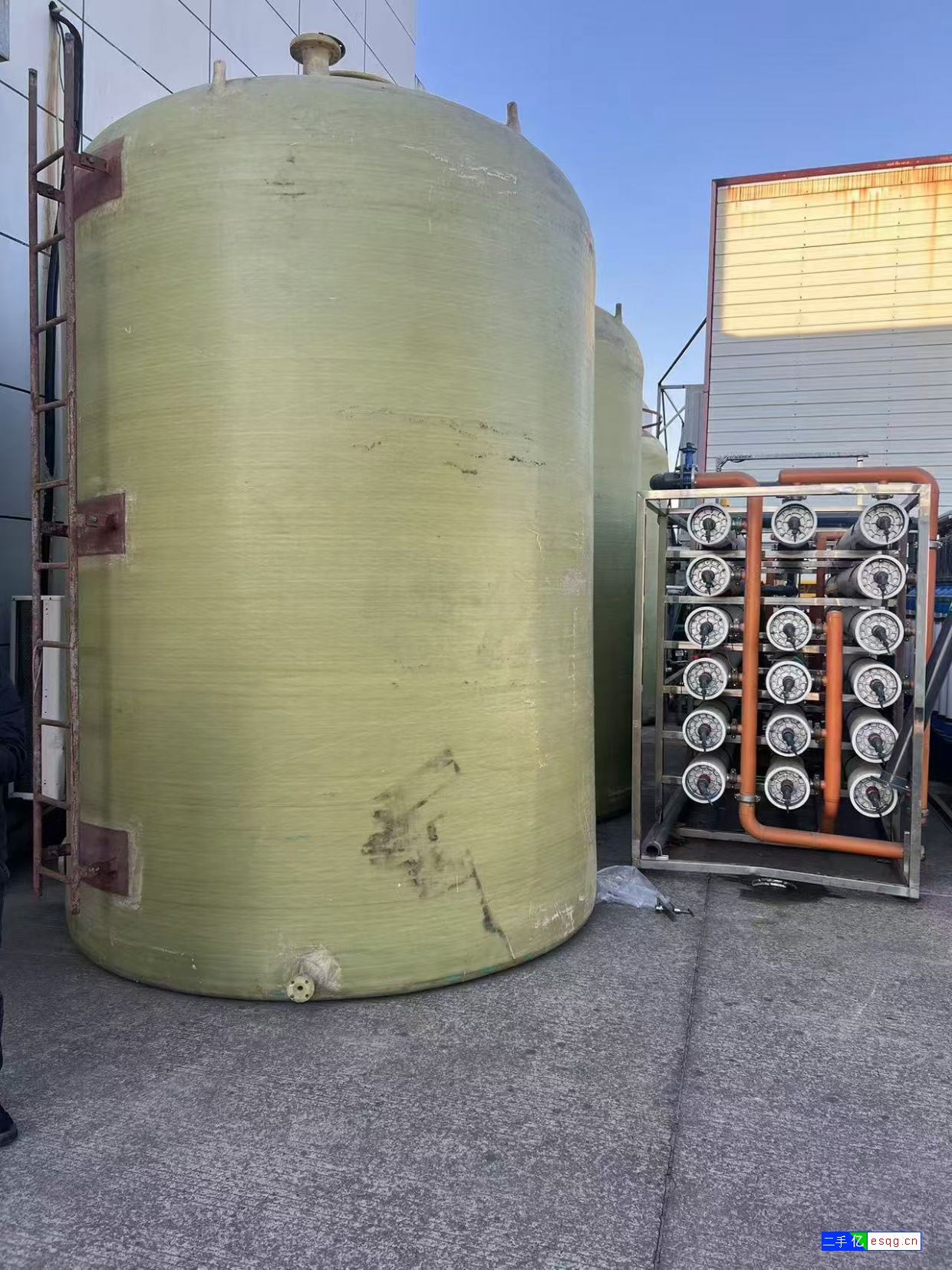 转让二手玻璃钢罐-2