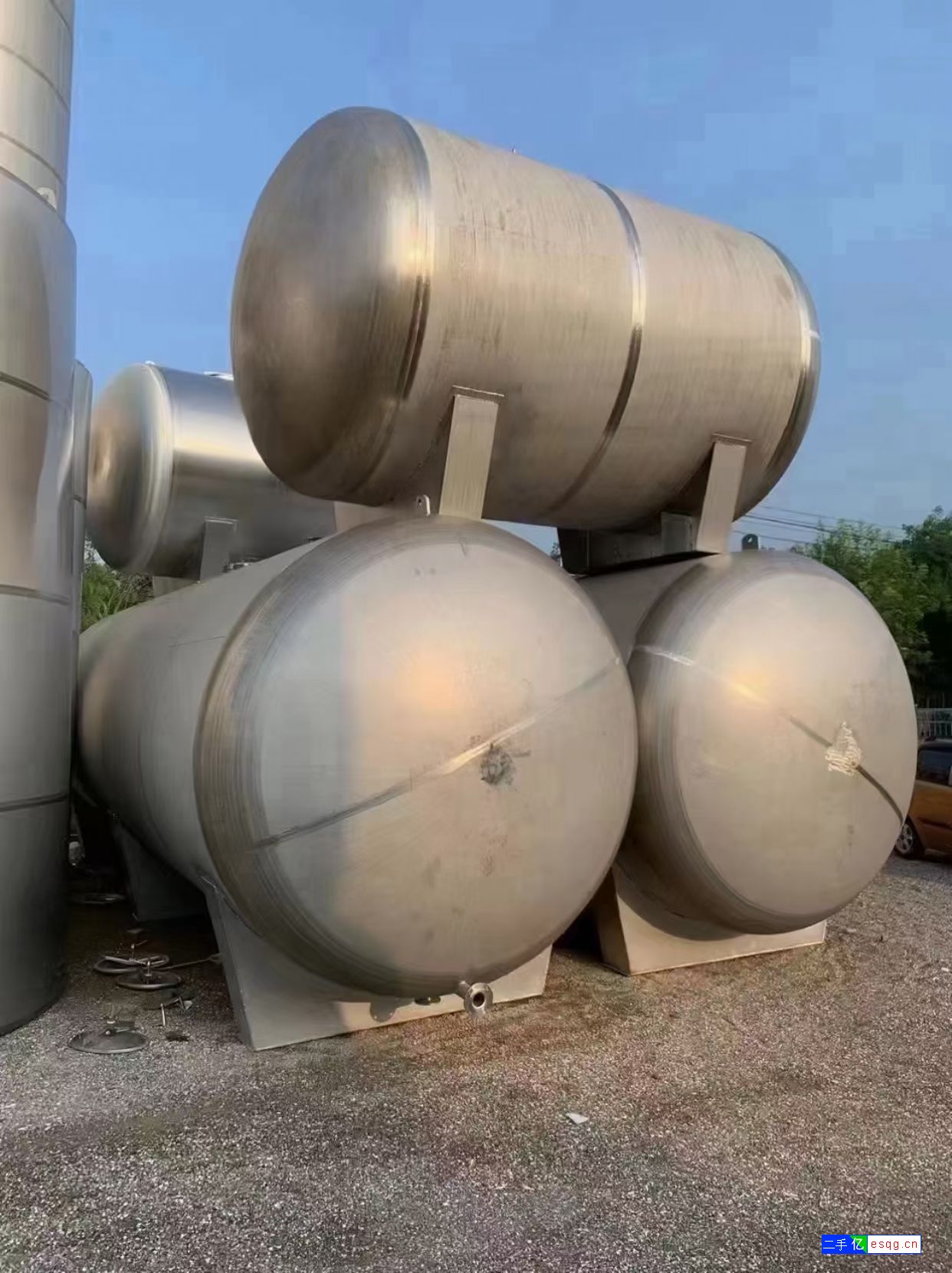 转让二手不锈钢储水罐储酒罐储油罐糖浆罐甲醇储罐-1