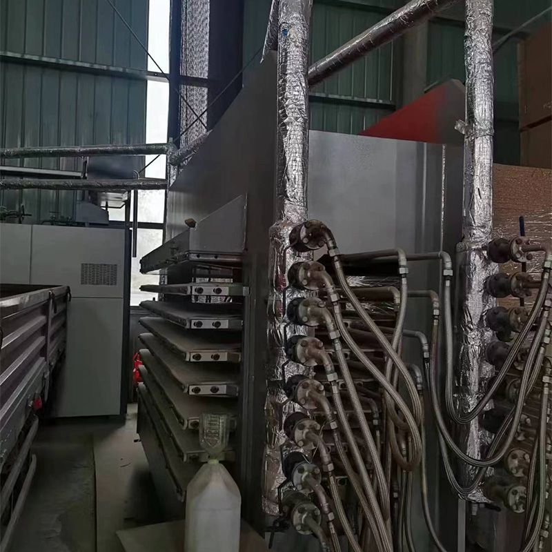 转让4x8尺7层华力贴面热压机 600吨压力 无锡-2