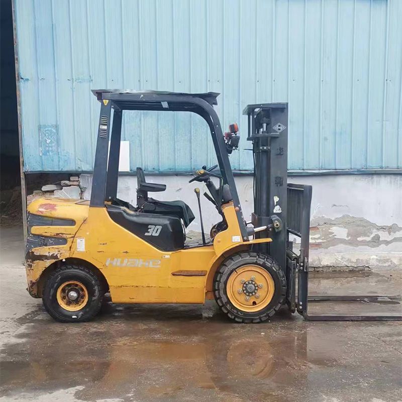 二手叉车 浙江华和产 3吨叉车 带侧移 升高3米-1
