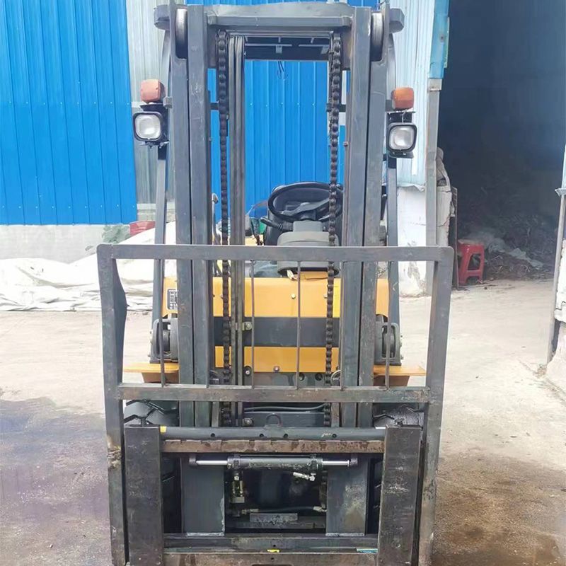 二手叉车 浙江华和产 3吨叉车 带侧移 升高3米-2