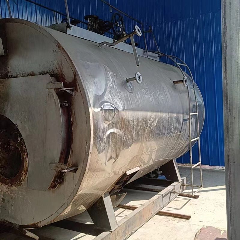 二手2吨蒸汽锅炉 带燃烧机-1