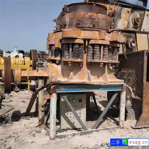 出售八成新二手上海建设路桥S75圆锥破碎机-2