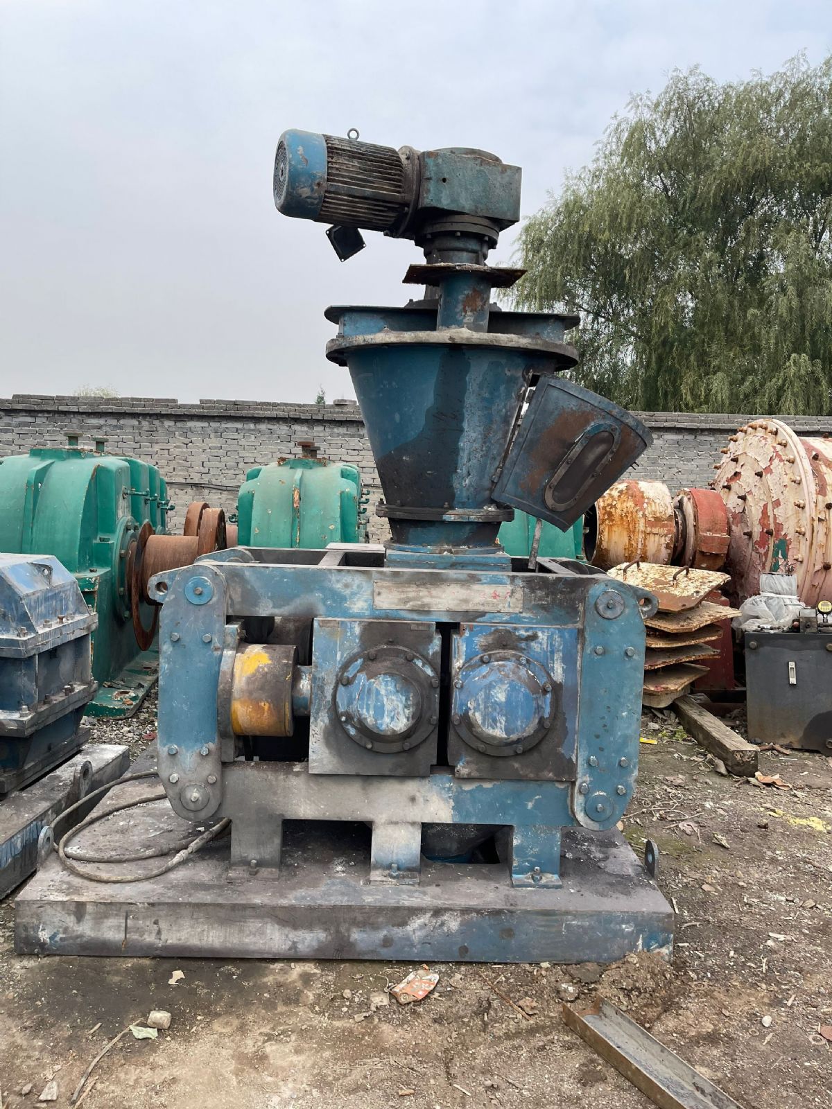 二手发达机械GZL500型干法造粒机 双输出高压干-1