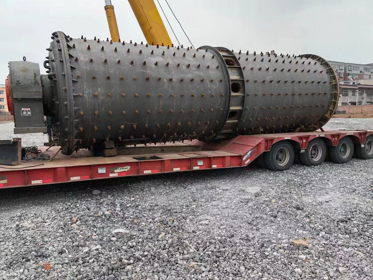 二手几乎全新2.2x7米中间出料制砂球磨机-2