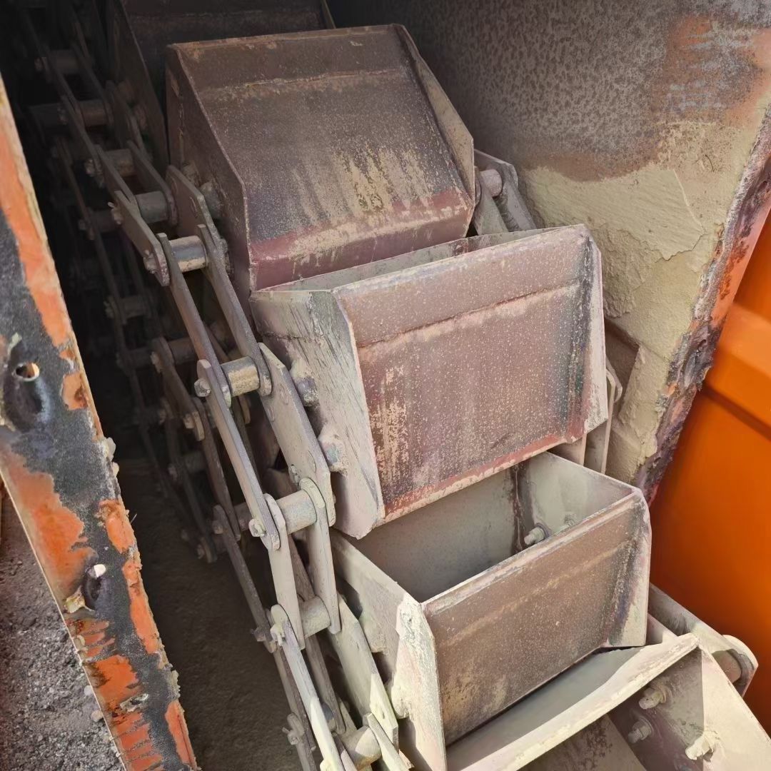 二手NE50板链斗式提升机 30米高垂直输送设备-2