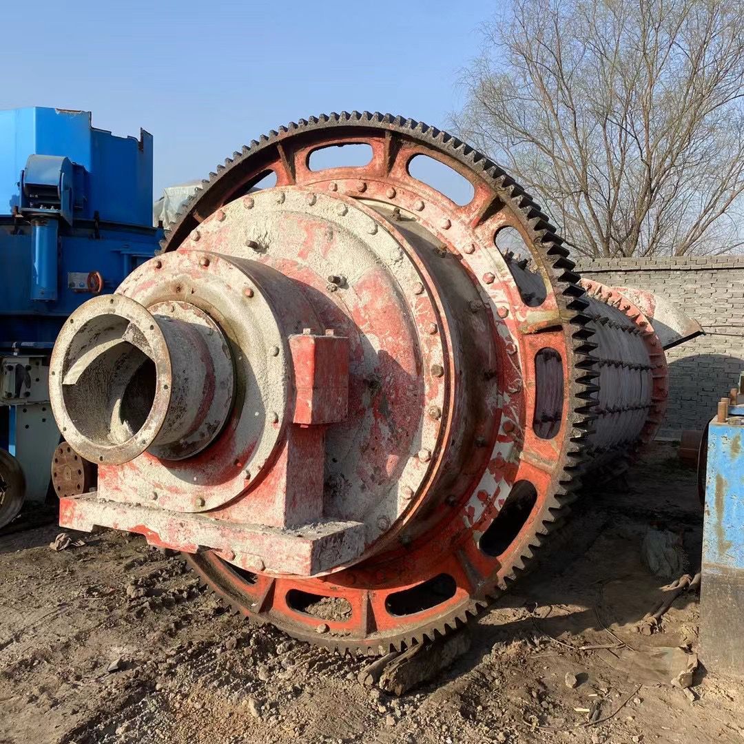 二手九成新1.83x4.5米选矿球磨机 金矿矿磨粉-2