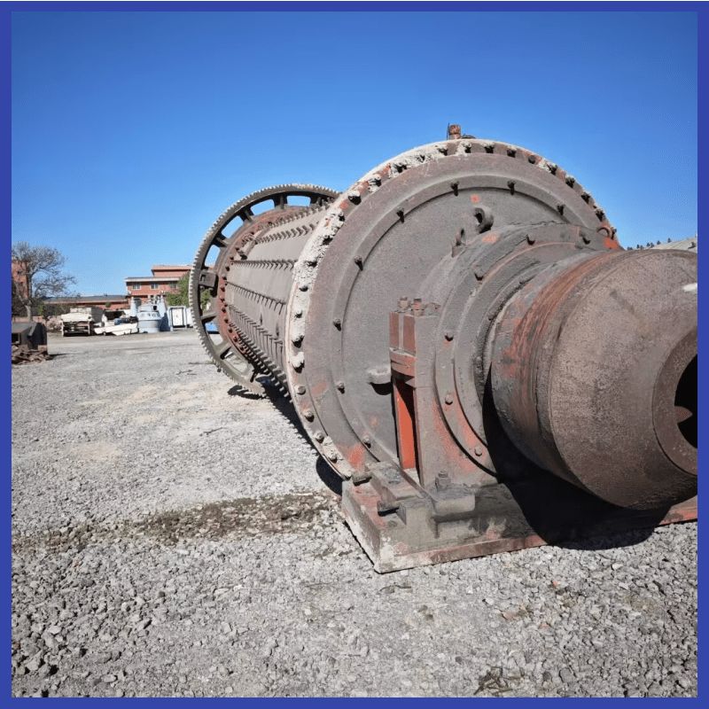 二手九成新2.7x7米矿石球磨机-2