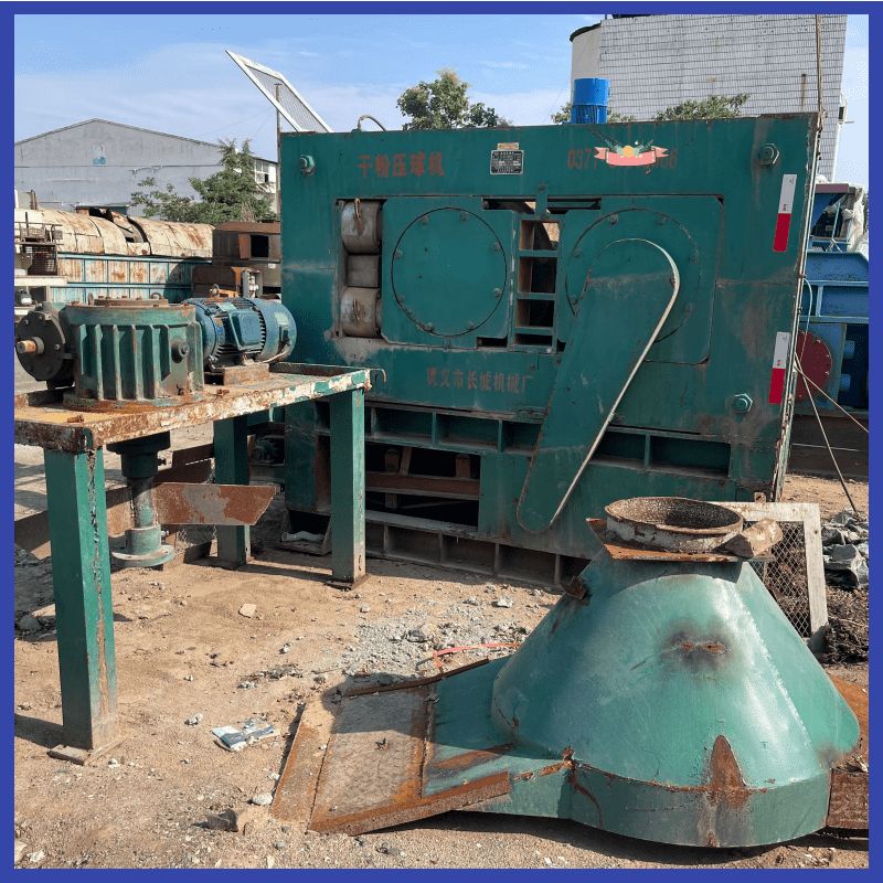 二手长城850铝灰球蛋机 高压干粉压球机-1