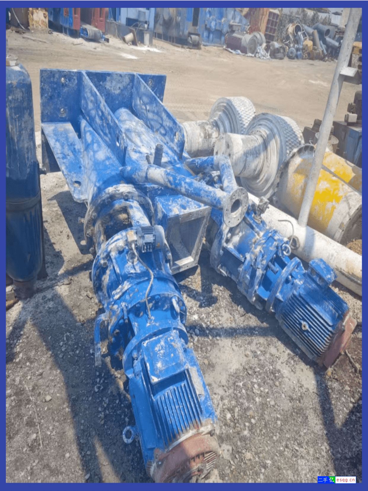 转让二手威力750型高压干粉压球机-5