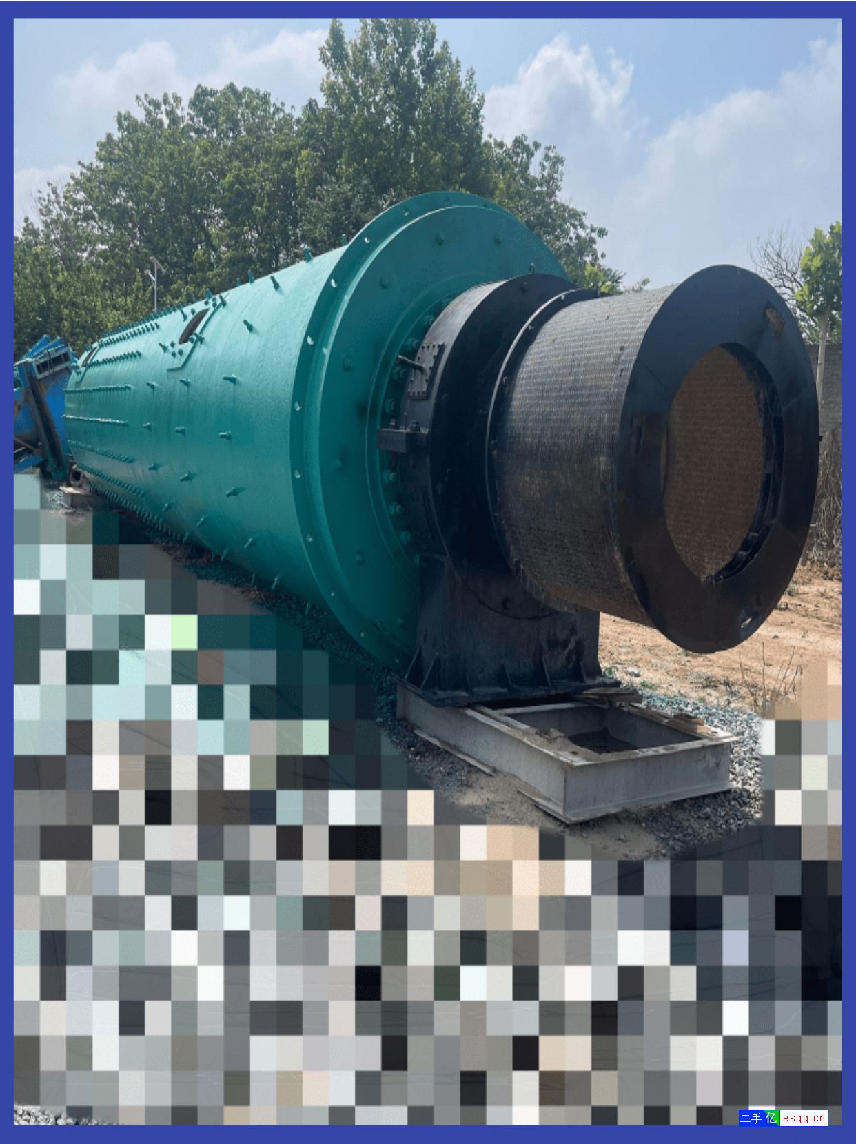 二手九成新2.2x11米三仓轴承球磨机-1