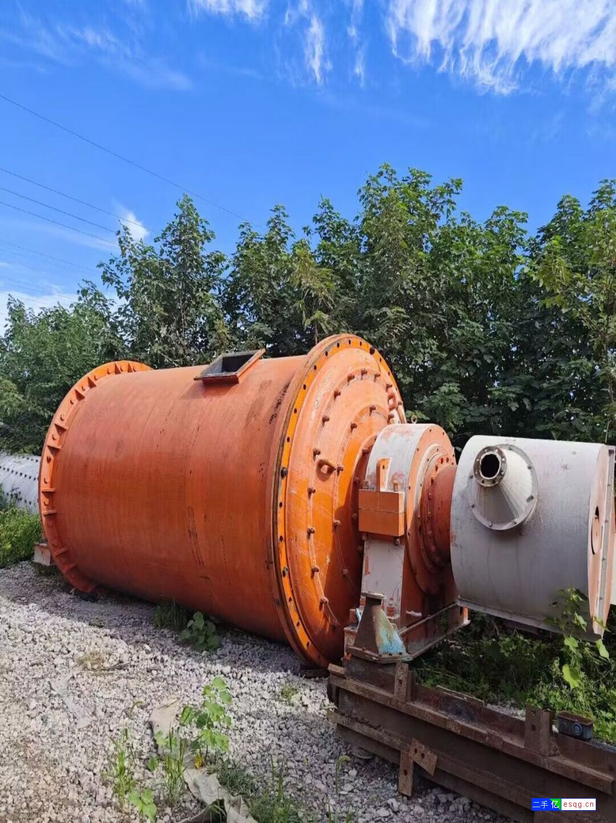 转让安装未用红星2.7x4.5米高铝衬板球磨机-1