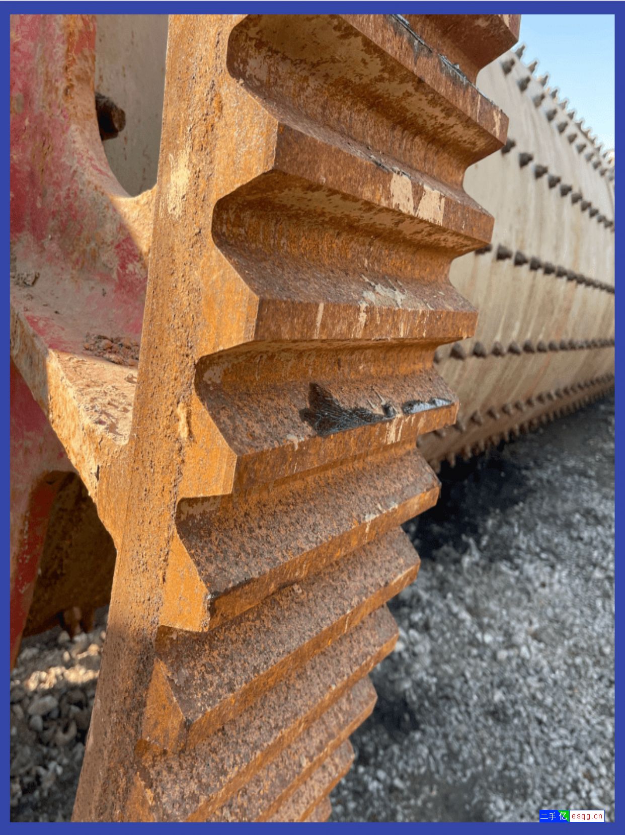 二手安装未用2.2x9.5米三仓球磨机-2