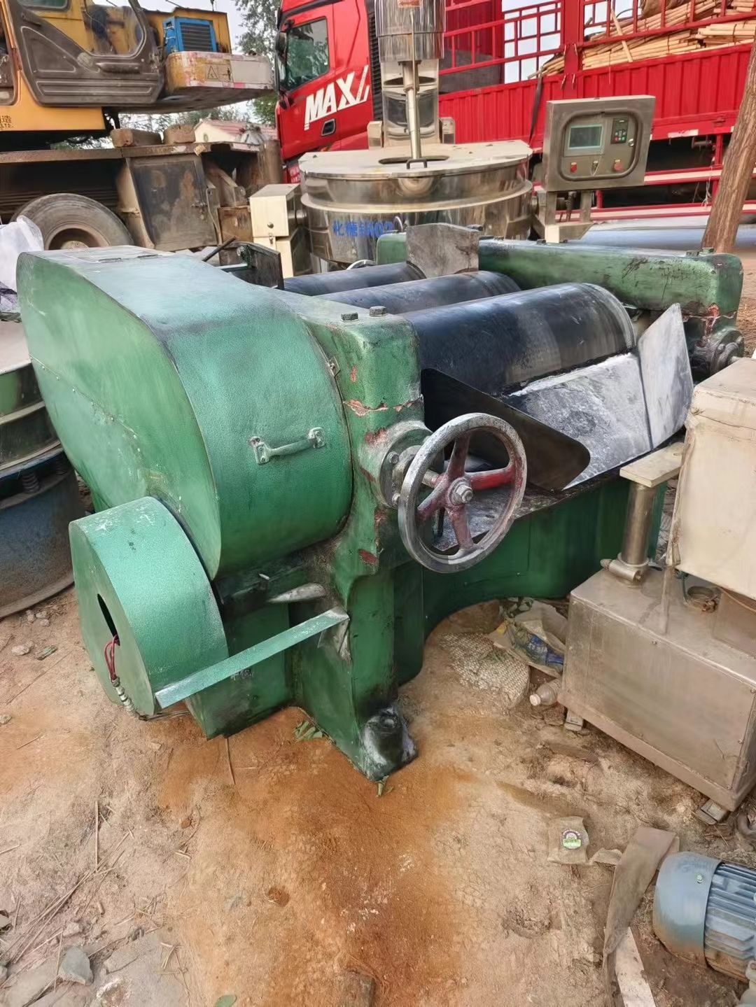 转让二手三棍研磨机 一台405型常州武进产三棍研磨-1