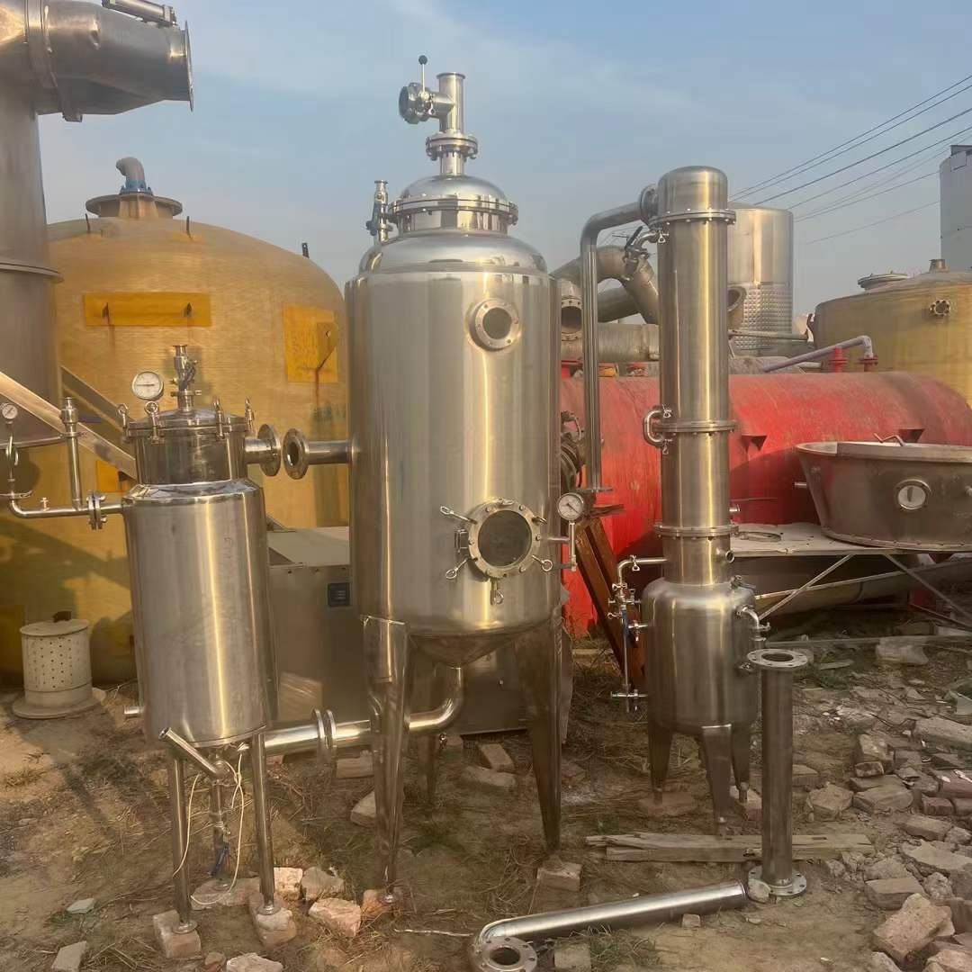 转让二手浓缩蒸发器 一套容积500L单效浓缩蒸发器-1